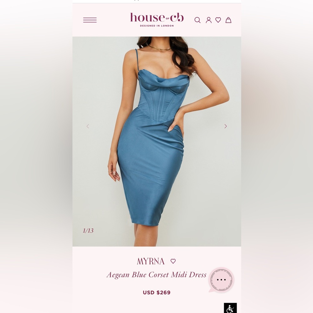 House of CB Corset Dress